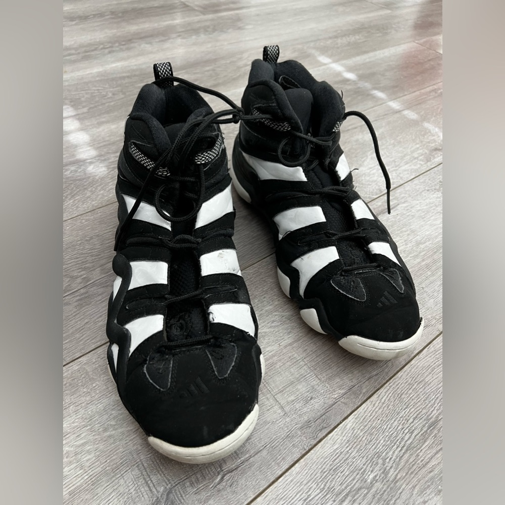 Adidas Crazy 8 Kobe Bryant Black White Shoes Men Size 13 (G21939) No Box Rare